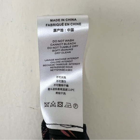 IRO Joey 100% Silk Floral Print Pull On Trouser Pants size 36 / US 4 - Picture 14 of 15